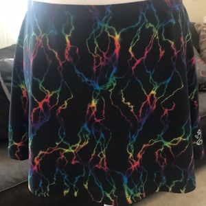 OM Athletix neon lightning skirt